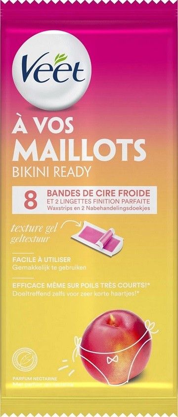 VEET BIKINI READY WAXSTRIPS PAK 8 STUKS