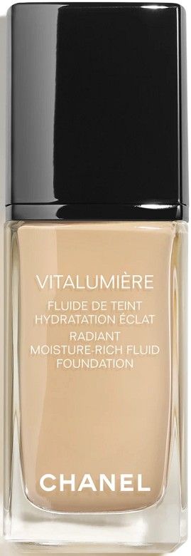 CHANEL VITALUMIERE 40 BEIGE RADIANT MOISTURE RICH FLUID FOUNDATION POMP 30 ML