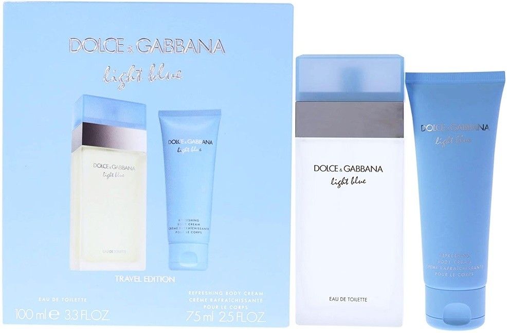 Dolce and gabbana light outlet blue gift set