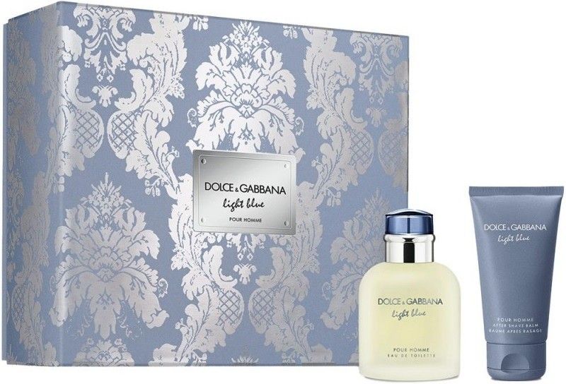 Dolce and gabbana light store blue gift set