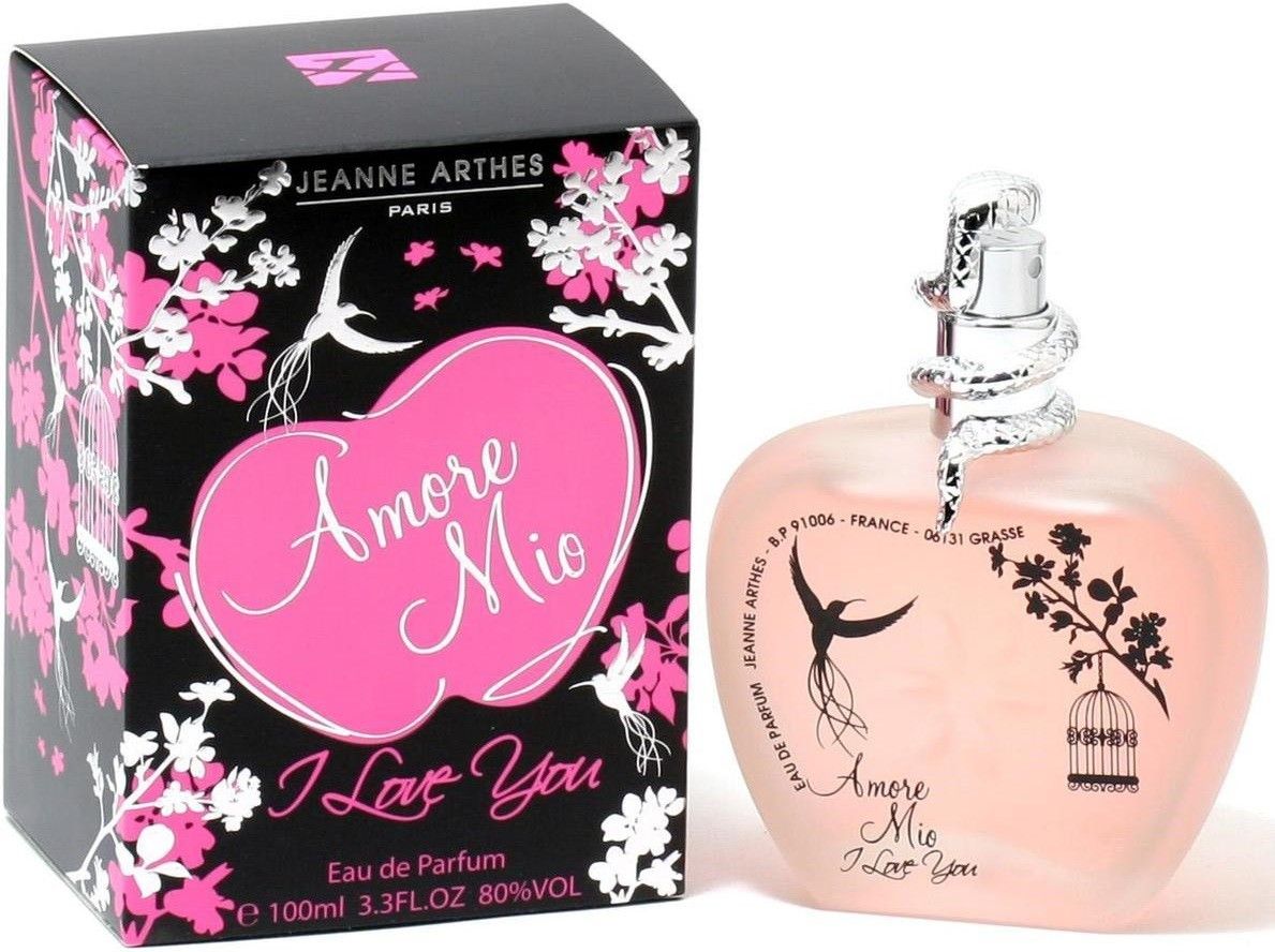JEANNE ARTHES AMORE MIO I LOVE YOU EDP FLES 100 ML