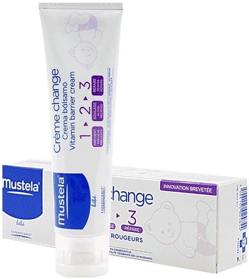 MUSTELA BEBE CREME CHANGE VITAMIN BARRIER CREAM 123 TUBE 100 ML