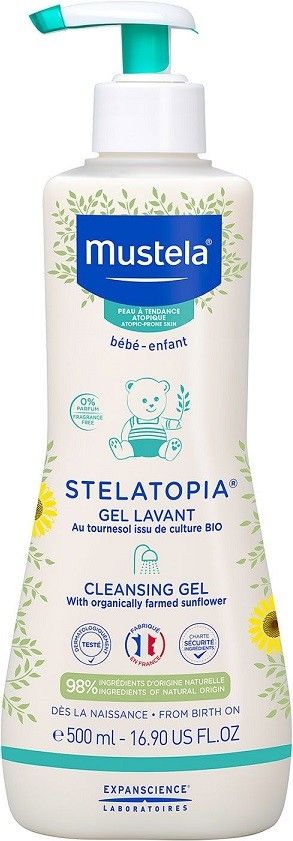 Mustela stelatopia cleansing 2025 gel 500 ml
