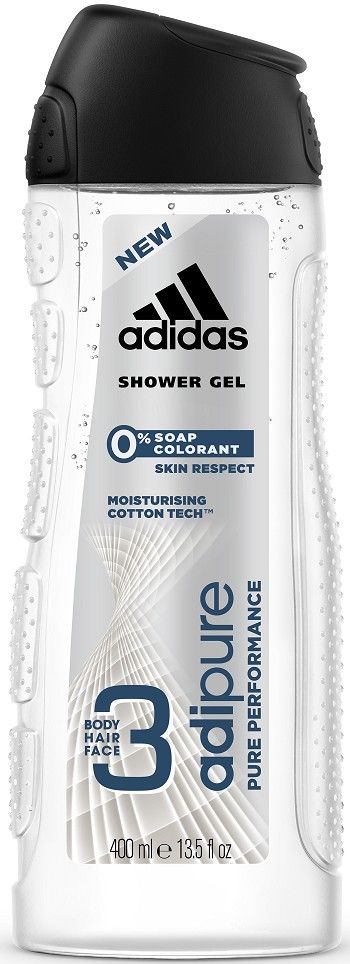 ADIDAS ADIPURE SHOWER GEL DOUCHEGEL FLACON 400 ML