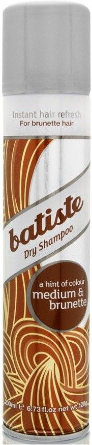 BATISTE DRY SHAMPOO MEDIUM BRUNETTE DROOGSHAMPOO SPRAY 200 ML