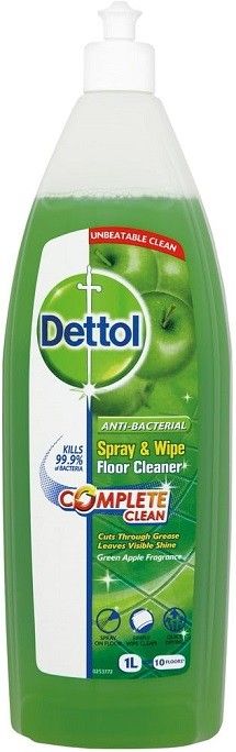 goedkoop Vulkanisch Haalbaarheid DETTOL COMPLETE CLEAN SPRAY & WIPE FLOOR CLEANER VLOERREINIGER FLACON 1000  ML