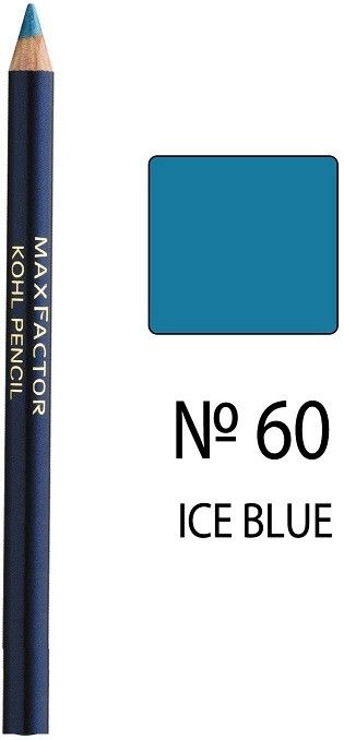 Ruim kleurstof Miniatuur MAX FACTOR KOHL PENCIL 60 ICE BLUE EYELINER OOGPOTLOOD 4 GRAM