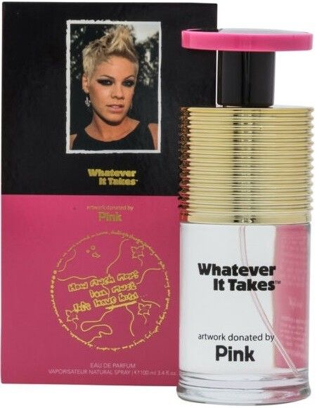 Whatever it 2025 takes pink perfume