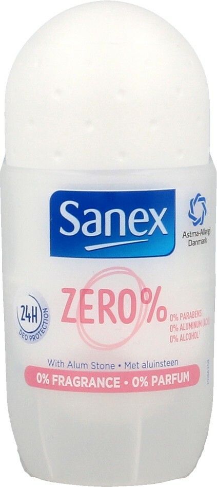 escaleren Verniel gezond verstand SANEX ZERO% 0% PARFUM DEO ROLLER 50 ML
