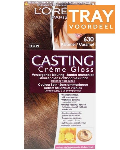 L'OREAL CASTING CREME GLOSS 630 HAARVERF TRAY 6 1
