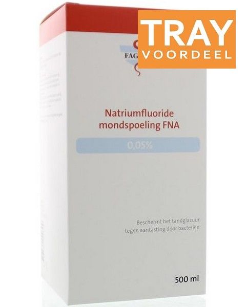 FAGRON NATRIUMFLUORIDE MONDSPOELING FNA 0,05% TRAY 15 X 500