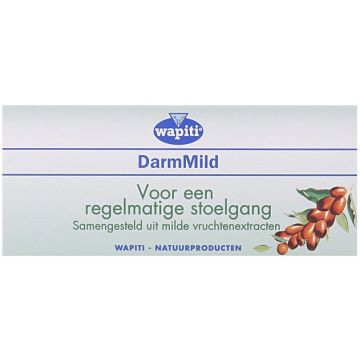WAPITI DARMMILD VOOR EEN REGELMATIGE STOELGANG TABLETTEN DOOSJE 20 STUKS