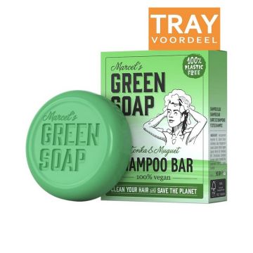 MARCEL'S GREEN SOAP TONKA & MUGUET SHAMPOO BAR 6 X 90 GRAM