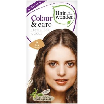 HAIR WONDER COLOUR & CARE PERMANENT COLOUR (HAIR WONDER) COLOUR & CARE PERMANENT COLOUR 6 DARK BLOND HAARVERF 100 ML
