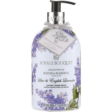 BAYLIS & HARDING ROYALE BOUQUET LILAC & ENGLISH LAVENDER HANDZEEP POMP 500 ML