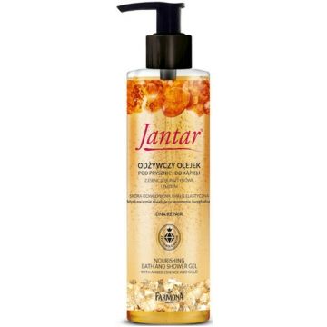 FARMONA JANTAR AMBER ESSENCE AND GOLD NOURISHING BATH AND SHOWER GEL DOUCHEGEL POMP 400 ML