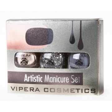 VIPERA ARTISTIC MANICURE (VIPERA) ARTISTIC MANICURE NAIL POLISHES 05 MIRACLE NAGELLAK SET 3X 5,5 ML