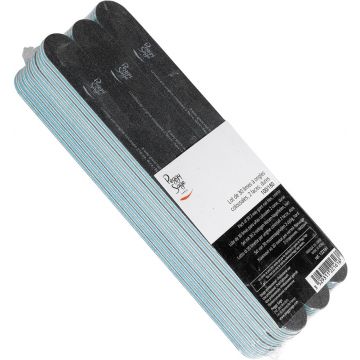 PEGGY SAGE 2 WAY GIANT NAIL FILES COARSE BLACK 100/180 NAGELVIJLEN 30 STUKS