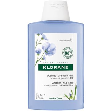 KLORANE ORGANIC FLAX (KLORANE) ORGANIC FLAX VOLUME FINE HAIR SHAMPOO FLACON 200 ML