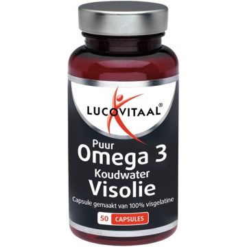 LUCOVITAAL PUUR OMEGA 3 KOUDWATER VISOLIE CAPSULES 50 STUKS