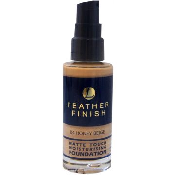 LENTHERIC FEATHER FINISH MATTE TOUCH MOISTURISING FOUNDATION 04 HONEY BEIGE POMP 30 ML