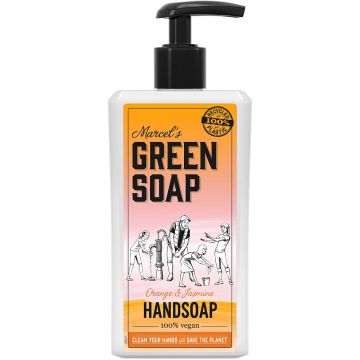 MARCEL'S GREEN SOAP ORANGE & JASMINE HANDSOAP VLOEIBARE HANDZEEP (REFILLABLE) 500 ML