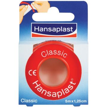 HANSAPLAST CLASSIC (HANSAPLAST) CLASSIC 5 M X 1,25 CM PLEISTERS 1 STUK