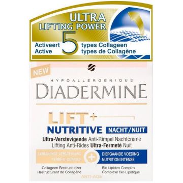 DIADERMINE LIFT+ (DIADERMINE) LIFT+ NUTRITIVE ULTRA-VERSTEVIGENDE ANTI-RIMPEL NACHTCREME POT 50 ML