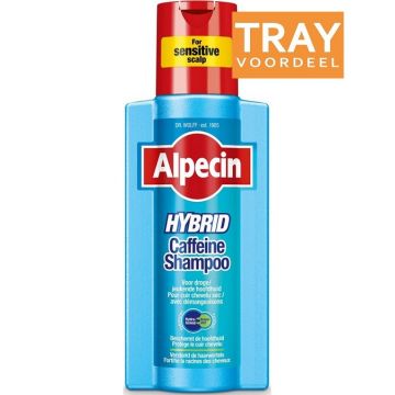 ALPECIN HYBRID CAFFEINE SHAMPOO TRAY 6 X 250 ML