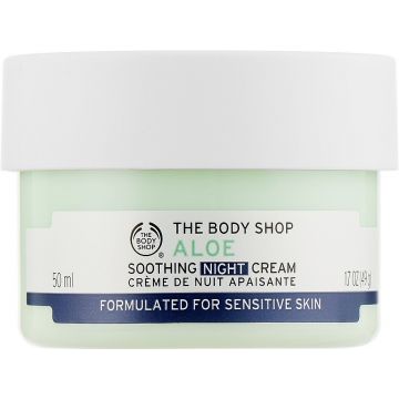 THE BODY SHOP ALOE (THE BODY SHOP) ALOE SOOTHING NIGHT CREAM NACHTCREME POT 50 ML