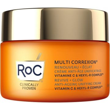 ROC MULTI CORREXION (ROC) MULTI CORREXION REVIVE + GLOW ANTI-AGEING UNIFYING CREAM GEZICHTSCREME POT 50 ML