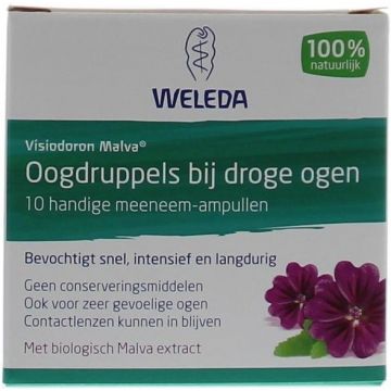 WELEDA VISIODORON MALVA OOGDRUPPELS AMPULLEN 10 STUKS