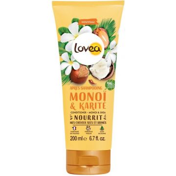 LOVEA MONOI &amp; KARITE (LOVEA) MONOI &amp; KARITE CONDITIONER CREMESPOELING TUBE 200 ML