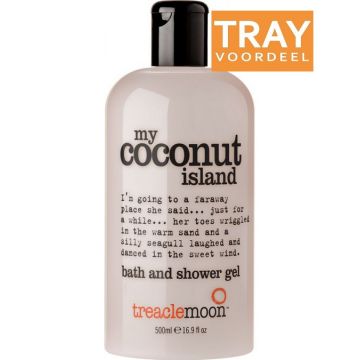 TREACLEMOON MY COCONUT ISLAND (TREACLEMOON) MY COCONUT ISLAND BATH AND SHOWER GEL DOUCHEGEL TRAY 3 X 500 ML