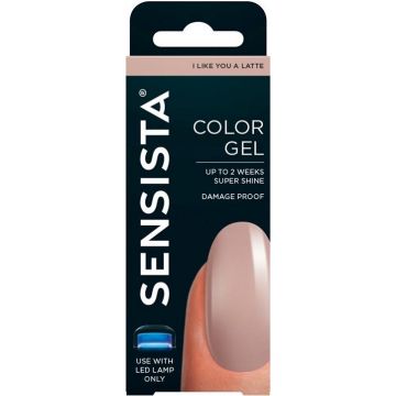 SENSISTA I LIKE YOU A LATTE COLOR GEL GELLAK NAGELLAK 7,5 ML