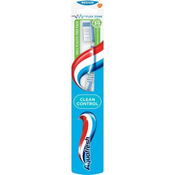 AQUAFRESH CLEAN CONTROL MEDIUM TANDENBORSTEL PAK 1 STUK