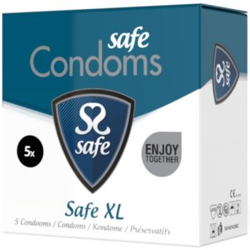 SAFE SAFE XL CONDOOMS DOOSJE 5 STUKS