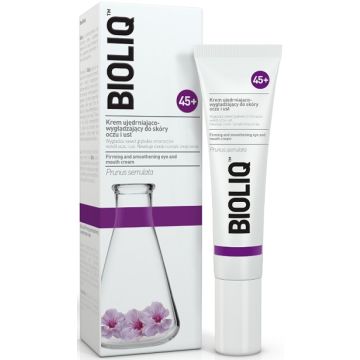 BIOLIQ 45+ FIRMING AND SMOOTHENING EYE AND MOUTH CREAM OOGCREME TUBE 15 ML
