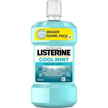 LISTERINE COOL MINT MILDER TASTE MONDSPOELING 600 ML