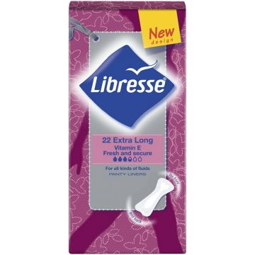 LIBRESSE EXTRA LONG (LIBRESSE) EXTRA LONG INLEGKRUISJES DOOSJE 22 STUKS