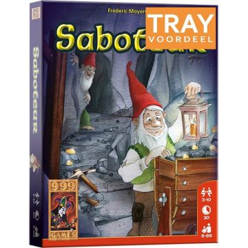 999 GAMES SABOTEUR KAARTSPEL TRAY 12 X 1 STUK