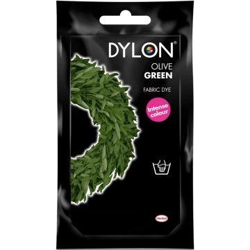 DYLON OLIVE GREEN HANDWAS TEXTIELVERF 50 GRAM