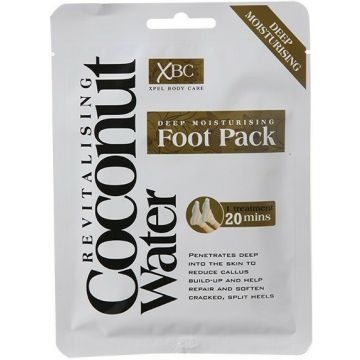 XPEL XBC COCONUT WATER DEEP MOISTURISING FOOT PACK VOETMASKER ZAKJE 1 STUK