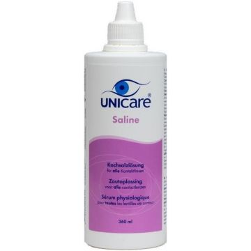 UNICARE SALINE LENZENVLOEISTOF 360 ML