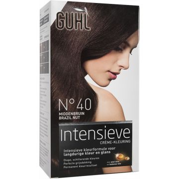 GUHL INTENSIEVE CREME-KLEURING (GUHL) INTENSIEVE CREME-KLEURING NO. 40 MIDDENBRUIN 1 STUK
