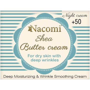 NACOMI SHEA BUTTER CREAM 50+ NIGHT CREAM NACHTCREME 50 ML