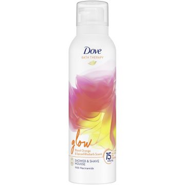 DOVE BATH THERAPY GLOW SHOWER & SHAVE MOUSSE 200 ML