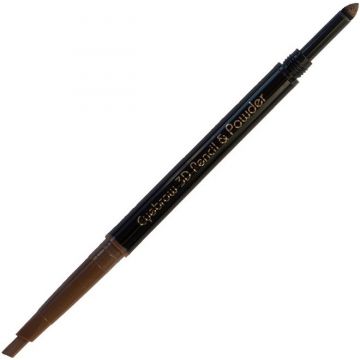 CHRISTIAN FAYE EYEBROW 3D PENCIL & POWDER BROWN WENKBRAUWPEN 1 STUK