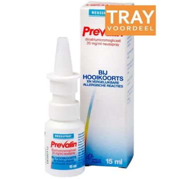 PREVALIN BIJ HOOIKOORTS NEUSSPRAY TRAY 108 X 15 ML