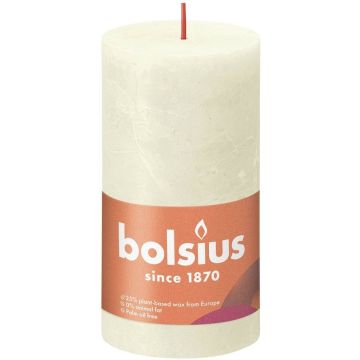 BOLSIUS RUSTIEK 130 X 68 MM STOMPKAARS (IVOOR) 1 STUK